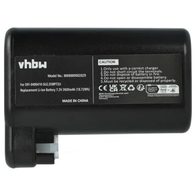 Abbildung von vhbw 1x Akku Ersatz für Electrolux OSBP72LI25, 405537959/0, 4060001007 Saugroboter (2600 mAh, 7,2 V, Li Ion)