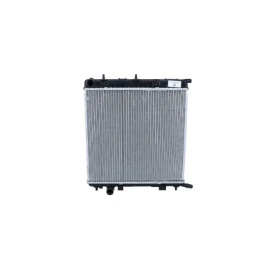 Abbildung von NRF 50439 Kühler, Motorkühlung Aluminium 402 380 27 mit Anbauteilen Kühlrippen gelötet CITROËN: C3 Pluriel, C2 Schrägheck, I Schrägheck
