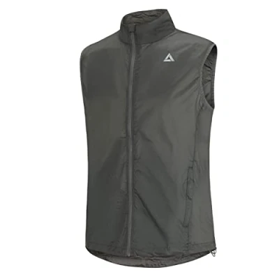 Abbildung von Airtracks Funktionsweste Herren Fahrradweste / Laufweste Comfort Line leichte Radweste Reflektierend Winddicht Atmungsaktiv, » S M L XL XXL XXXL «