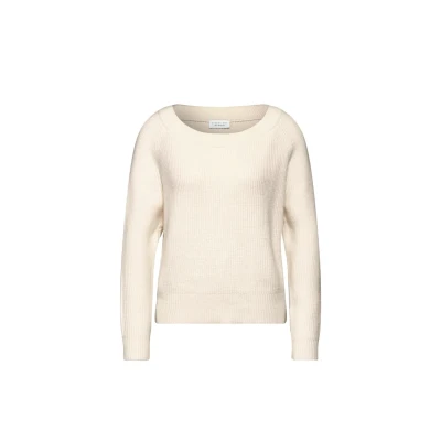Abbildung von Street One Studio Strickpullover, Damen, Größe: 40, Weiß