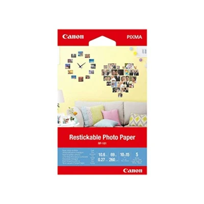 Abbildung von Canon RP 101 reusable Photo papier 10 x 15 cm (5 vel) Fotopapier