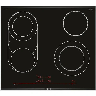 Abbildung von BOSCH Elektro Kochfeld von SCHOTT CERAN, PKM675DP1D, mit Powerboost Funktion