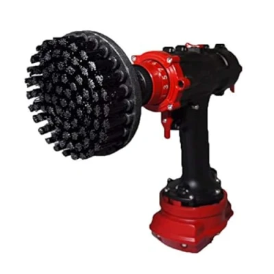 Abbildung von Kornely™ Premium Bohrbürste Ultra starr, Schwarz, 13 cm. Professioneller Kraftreiniger. Verkratzt Keine Oberflächen. Geeignet für die Reinigung von Grills, Steinen, Ziegeln.
