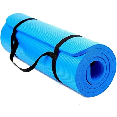 Abbildung von TechFit Yogamatte Rutschfest für das Fitnessstudio zu Hause Pilates Matte Heimtraining, Yoga Dicker Frauen,Fitnessmatten,Campingmatte, Perfekt Aerobic, Streckung 180X60