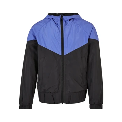 Abbildung von Urban Classics Unisex Arrow Übergangsjacke für Kinder, Größe: 146/152, Purpleday black