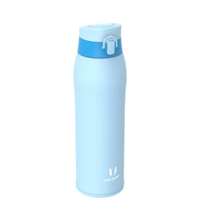 Abbildung von Super Sparrow Trinkflasche Edelstahl Thermobecher 950ml BPA Frei Thermosflasche, Auslaufsicher Kaffeebecher Thermo Enthält 2 Deckel Strohhalmdeckel und Sportdeckel