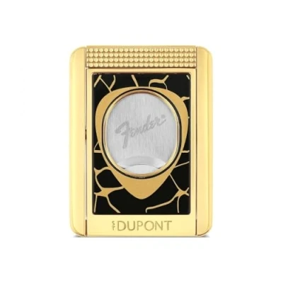 Abbildung von S.T. Dupont 003445 Zigarrenschneider und bank Fender Schwarz/Goldfarben