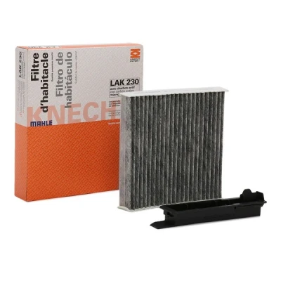 Abbildung von MAHLE ORIGINAL LAK 230 Innenraumfilter Aktivkohlefilter 181,0 181 43,0 RENAULT: CLIO 3, Wind, TWINGO 2, NISSAN: Note I, MICRA DACIA: Duster SUV
