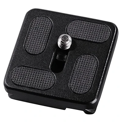Abbildung von Hama Schnellkupplungsplatte für Stativ Traveller 150 Premium Duo, A 1/4“ Gewinde, Schwarz