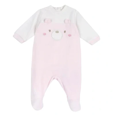 Abbildung von Chicco, Tutina con apertura patello, in ciniglia, Baby Mädchen, Rosa (4), 1M, Entworfen Italien