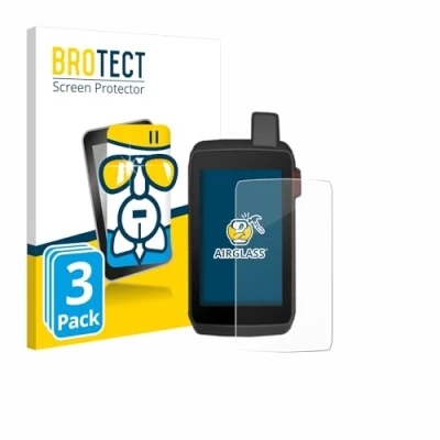 Abbildung von BROTECT Schutzglas für Garmin Montana 700 / 700i 750i (3 Stück) Schutzfolie Panzer Folie Glas [Extrem Kratzfest 9H, Anti Fingerprint,