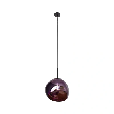 Abbildung von Hängeleuchte Canopus, violett, Ø 36 cm, Glas, E27