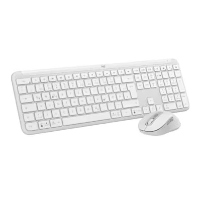 Abbildung von Logitech MK950 Signature Slim Kabellose Tastatur Maus Combo QWERTZ Weiß