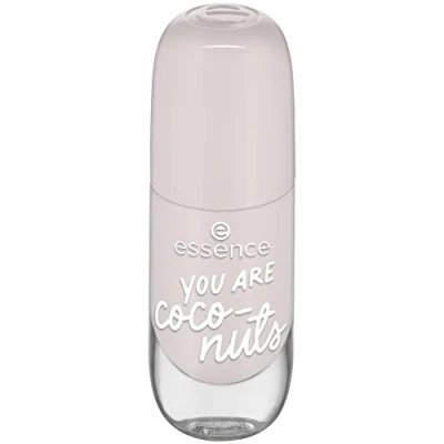 Abbildung von essence gel nail colour, Gellack, Nagellack, Nr. 31 YOU ARE coconuts, nude, Expressergebnis, langanhaltend, farbintensiv, gelig, glänzend, ohne Aceton, vegan, Mikroplastik Partikel frei (8ml)