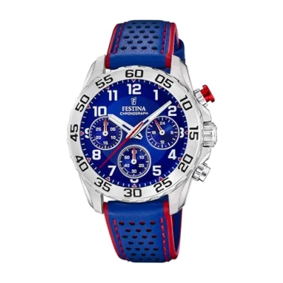 Abbildung von Festina Mineralglas Chronograph für Kinder, Größe: One Size, Silberfarben