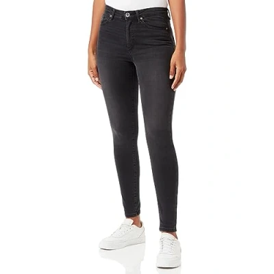 Abbildung von Vero Moda Vmsophia HR RA120 NOOS Jeans Skinny Fit, Damen, Größe: XSx32, Black denim