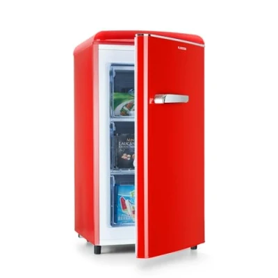 Abbildung von Klarstein Gefrierschrank HEA20 LAIKA65 R E 10045802, 91 cm hoch, 47 breit, Tiefkühlschrank freistehend Gefriertruhe groß Kühltruhe