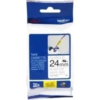 Abbildung von Brother TZe FX251 (24 mm) Schwarz bis weiß Tape
