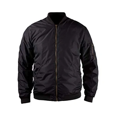 Abbildung von John Doe Flight Jacket XTM Motorradjacke Einsetzbare Protektoren Atmungsaktiv Motorrad Bomberjacke, JDF5001 2XL, schwarz, xxl