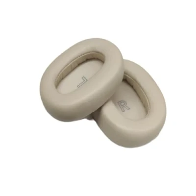 Abbildung von Levigo Ersatz Ohrpolster aus weichem Schaffell, Geräuschisolierung, kompatibel mit Bang&amp;Olufsen Beoplay H95 ANC, magnetische Headset Reparaturteile, Ohrpolster, Gold