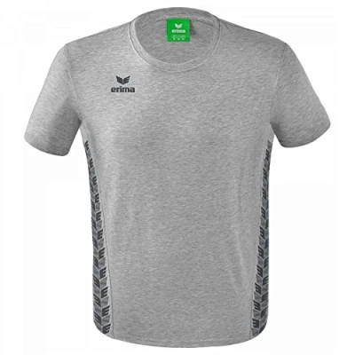 Abbildung von Erima Fussball TEAM Essential Tshirt print, Herren, Größe: XXL, Graugrau
