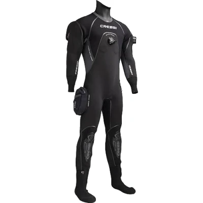 Abbildung von Cressi Women&#039;s Desert Lady Dry Suit 4mm HD Trockenanzug, Schwarz/Grau, L/4