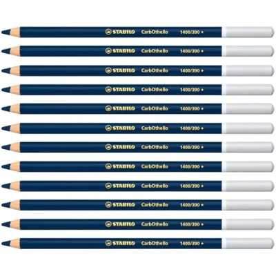Abbildung von Pastellkreidestift STABILO CarbOthello 12er Pack preußischblau