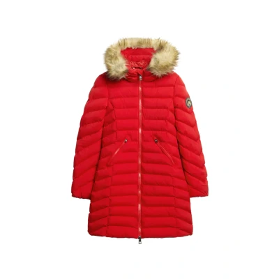 Abbildung von Superdry Steppjacke FUJI FAUX FUR HOOD MID LENGTH