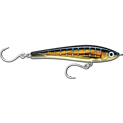 Abbildung von Rapala Angelköder X Rap Magnum Stick Angelmaterial mit Kunststoffkonstruktion Fischköder aus sinkendem Meer Schwimmtiefe variabel Größe 17 cm / 88 g HD Sailfish UV