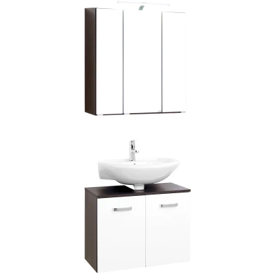 Abbildung von HELD MÖBEL Badmöbel Set &quot;Dorina&quot;, (2 St.), bestehend aus Spiegelschrank und Unterbeckenschrank, Breite 60 cm