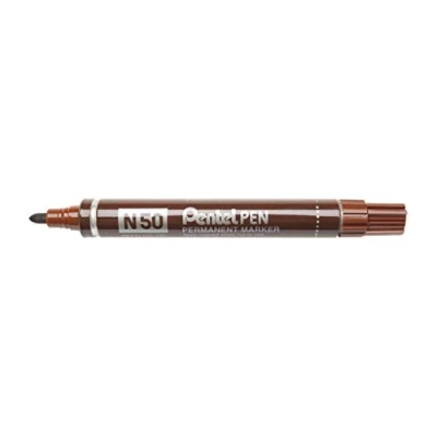 Abbildung von Pentel N50 E Lumocolor Permanent Marker 352, Braun, 1 Stück