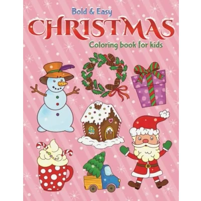 Abbildung von Christmas Coloring Book: Bold and Easy Book for Kids