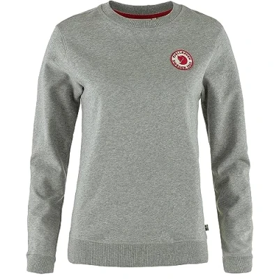 Abbildung von Fjallraven 87230 020 999 1960 Logo Badge Sweater W Sweatshirt Damen Grey Melange Größe XL