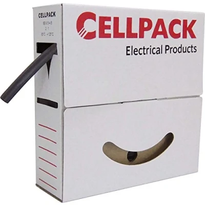 Abbildung von Cellpack Schrumpfschlauch SB 19.1 9.5 sw in Abrollbox 7m 4010311036267