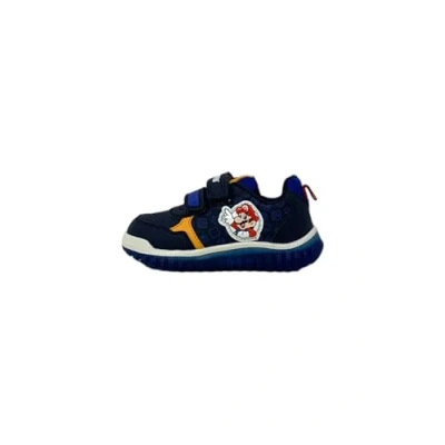 Abbildung von Geox Nintendo Lightyloo BOY Light UP Sneaker high für Kinder, Größe: 23, Navy/royal Schuhe