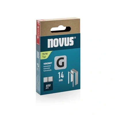 Abbildung von Novus Tools 042 0799 Flachdrahtklammern Typ 11 600 Stück Abmessungen (L x B H) 14 10,6 mm