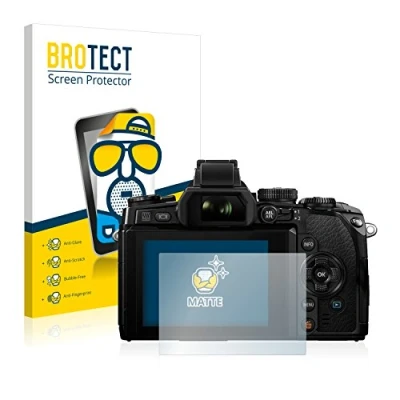 Abbildung von BROTECT Entspiegelungs Schutzfolie für Olympus OM D E M1 (2 Stück) Matte Displayschutz Folie, Anti Reflex, Fingerprint