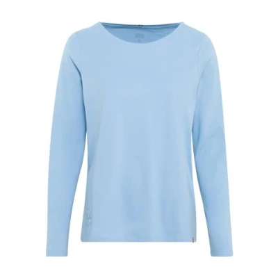 Abbildung von camel active Langarmshirt, Damen, Größe: XS, Air blue