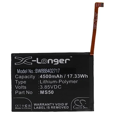 Abbildung von vhbw Akku kompatibel mit Motorola Moto G50 5G Handy Smartphone Telefon (4500mAh, 3,85V, Li Polymer)