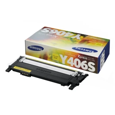 Abbildung von HP CLT Y406S (SU462A) Original Toner Gelb (Kompatibel mit: CLP 360, 365, 365W / Xpress C410W, C460W, C460FW CLX 3300, 3305, 3305W)