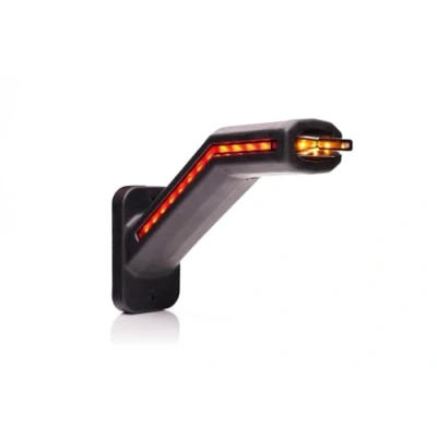 Abbildung von Tralert Markeringslamp Rood/ Wit/ Oranje LED 185 X 145,5 58mm MB 8102RWA