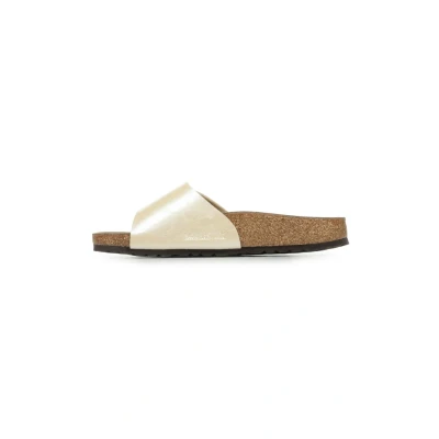 Abbildung von Birkenstock Catalina Cushion Buckle Pantolette flach, Damen, Größe: 39, Graceful pearl white Schuhe