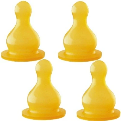 Abbildung von Baby Nova 2 X 2er Packung Latex Trinksauger Kirschform rund für Milch 0 24 Monate