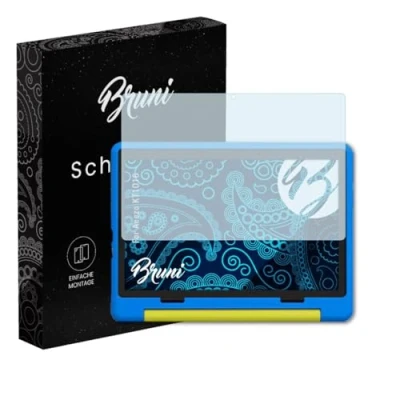 Abbildung von Bruni Schutzfolie kompatibel mit Aeezo KT1016 Folie, glasklare Displayschutzfolie (2X)