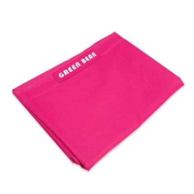 Abbildung von Green Bean Square XXL Riesensitzsackhülle 140x180 cm PVC Bezug Indoor und Outdoor Sitzsackhülle Bag Sitzsackbezug ohne Füllung Lounge Chair Hülle abwaschbar Pink