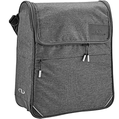 Abbildung von Norco Unisex Erwachsene Glenbury Gepäckträgertaschen, Grau, 38x31x12cm