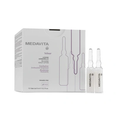 Abbildung von Medavita Ampullen Velour Relaxing Scalp Lotion 12x6ml