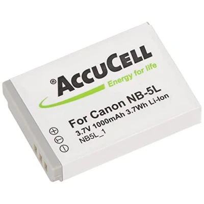 Abbildung von AccuCell Akku passend für Canon NB 5L Digicam IXUS 800 IS 5LH