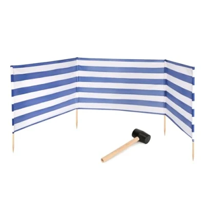 Abbildung von Garronda Windschutz Strand Sichtschutz 4m lang mit Gummihammer GAEX001