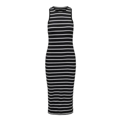 Abbildung von ONLY Geschnitten Rundhals Strickkleid, Damen, Größe: Large, Black
